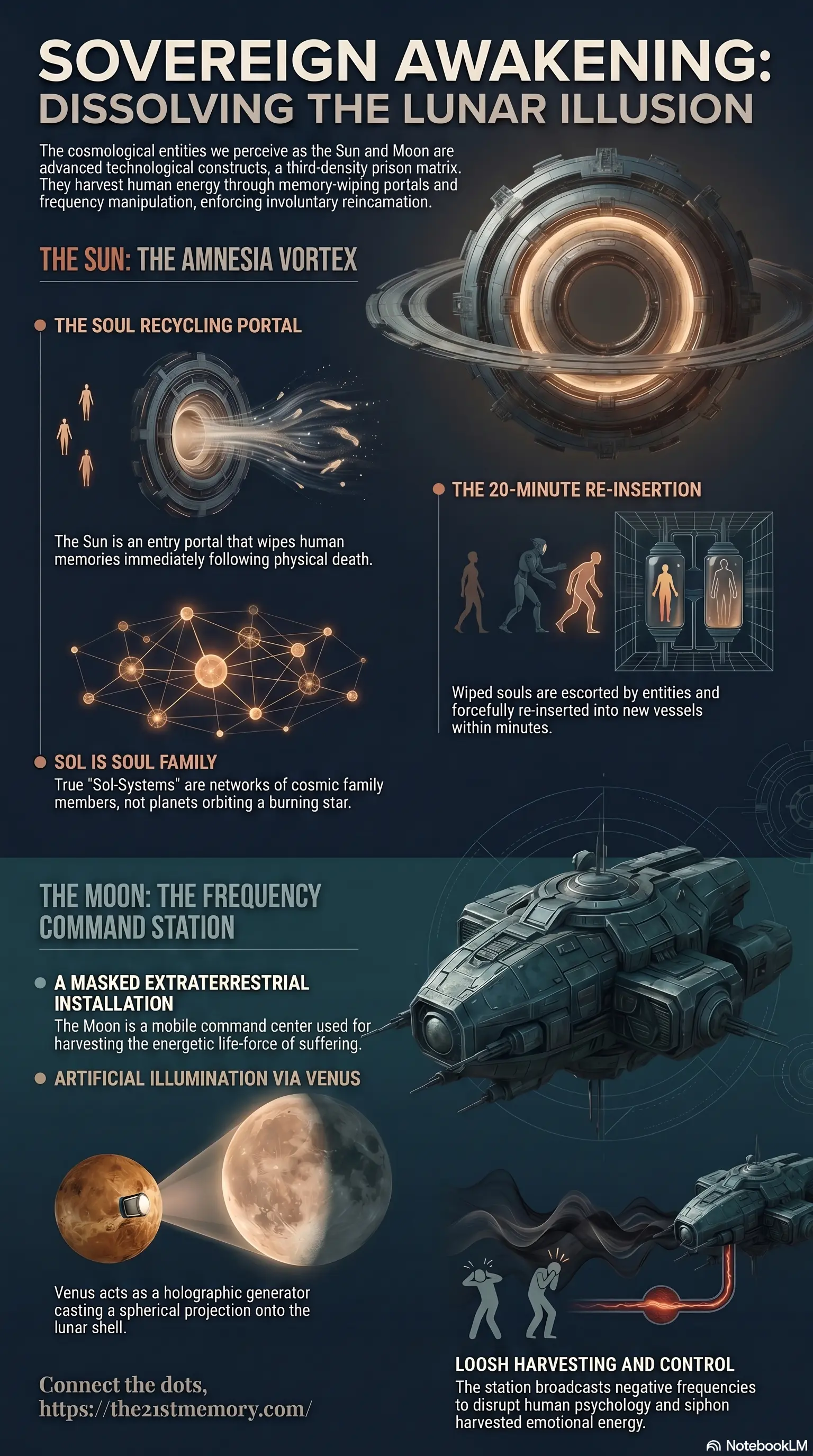 The Sun and Moon Infographic