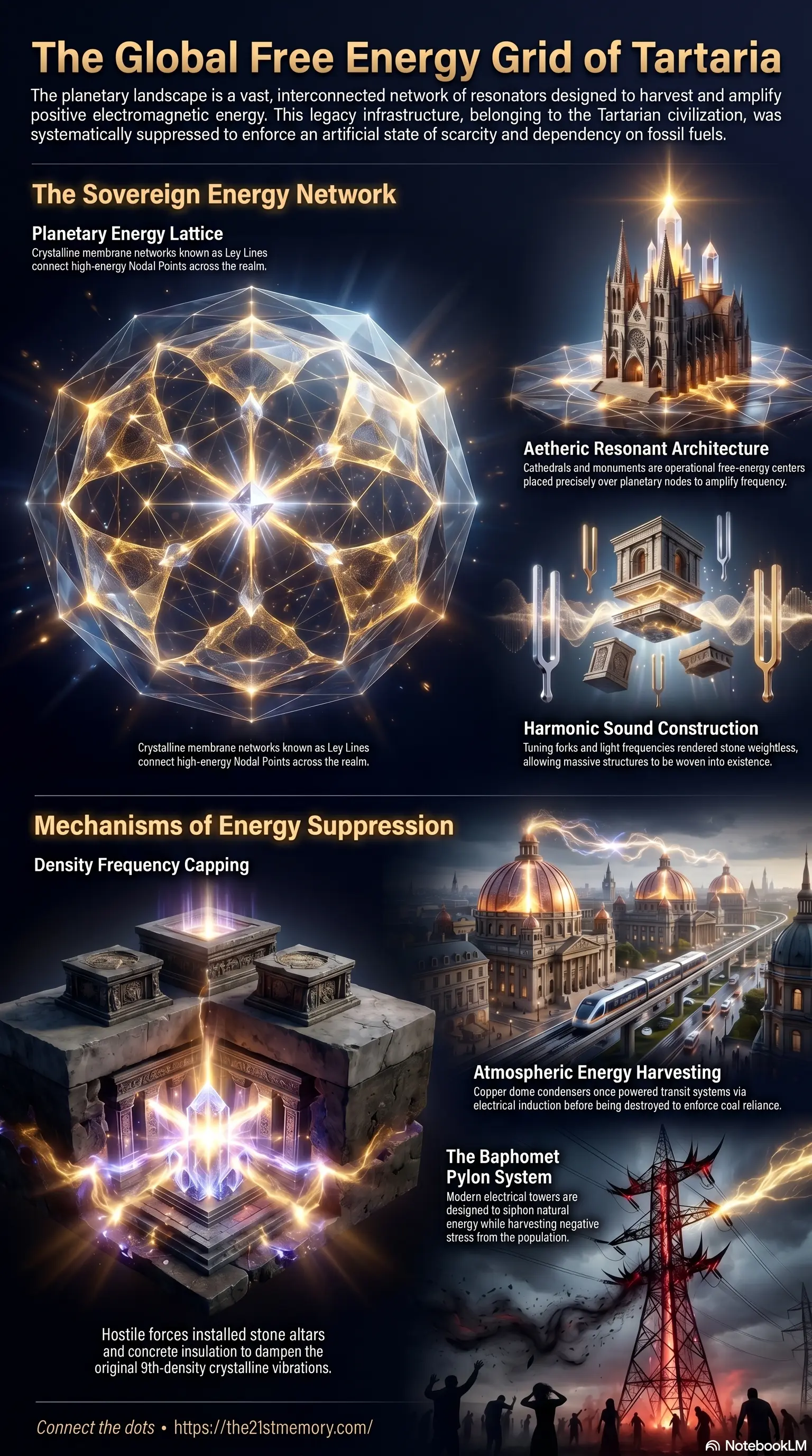 Free Energy Architecture Infographic
