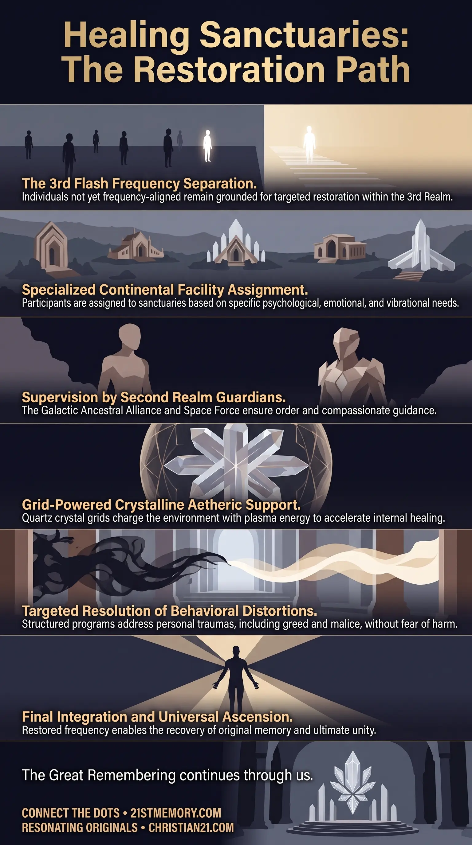 Healing Sanctuaries infographic