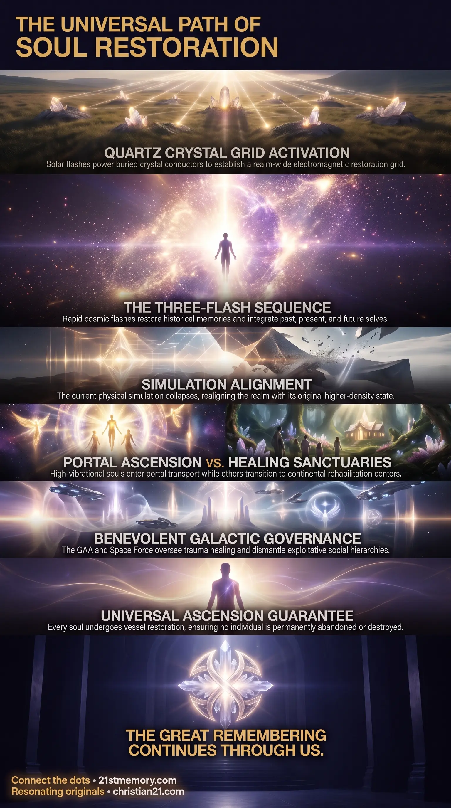 Healing and Ascension infographic