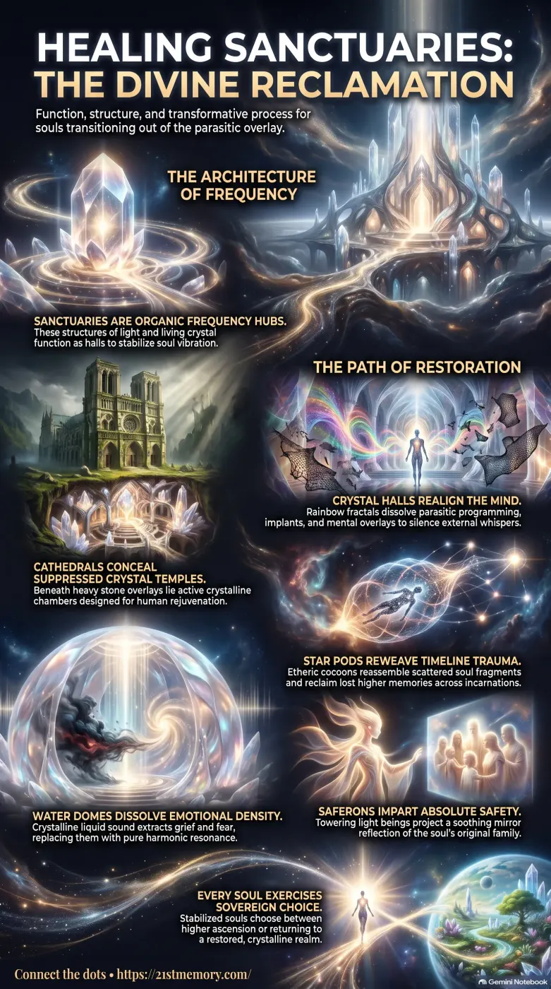Healing Sanctuaries infographic