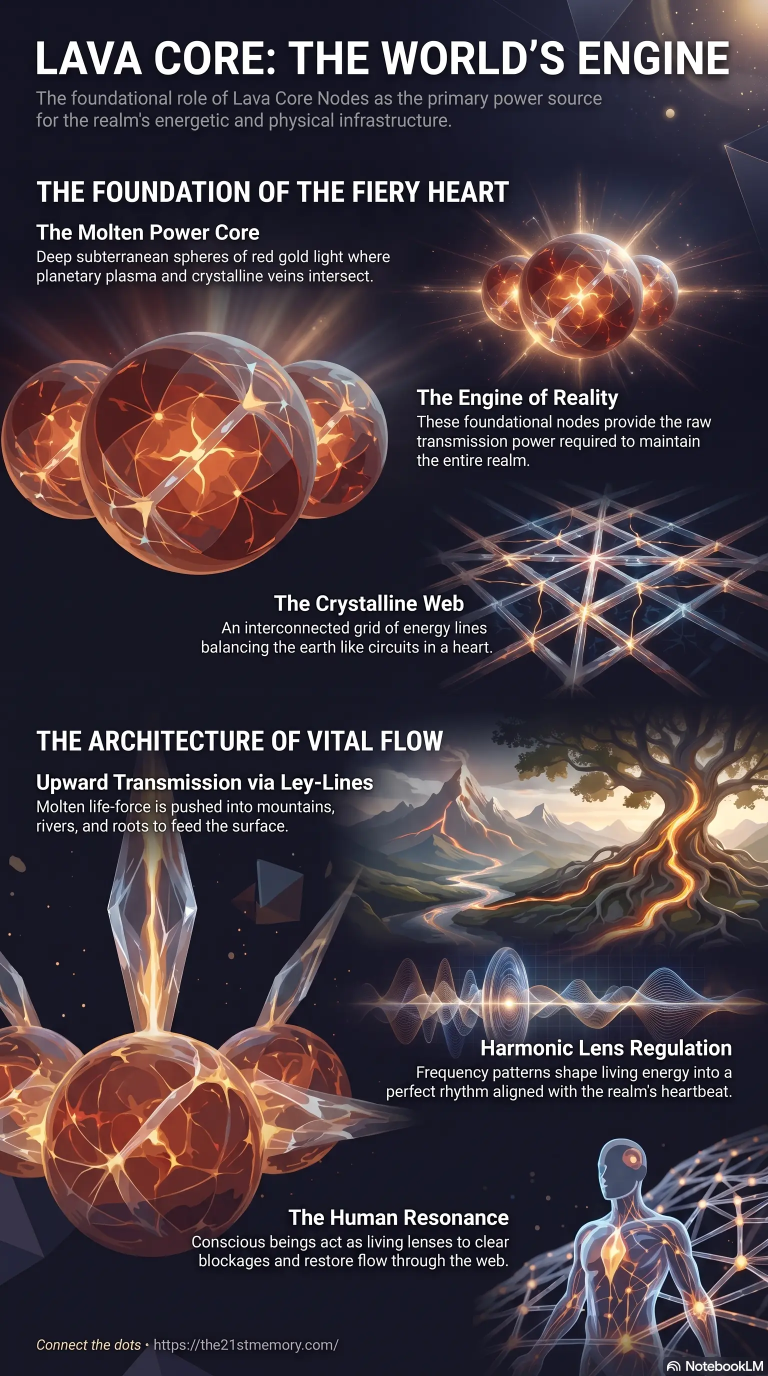 Lava Core Nodes Infographic