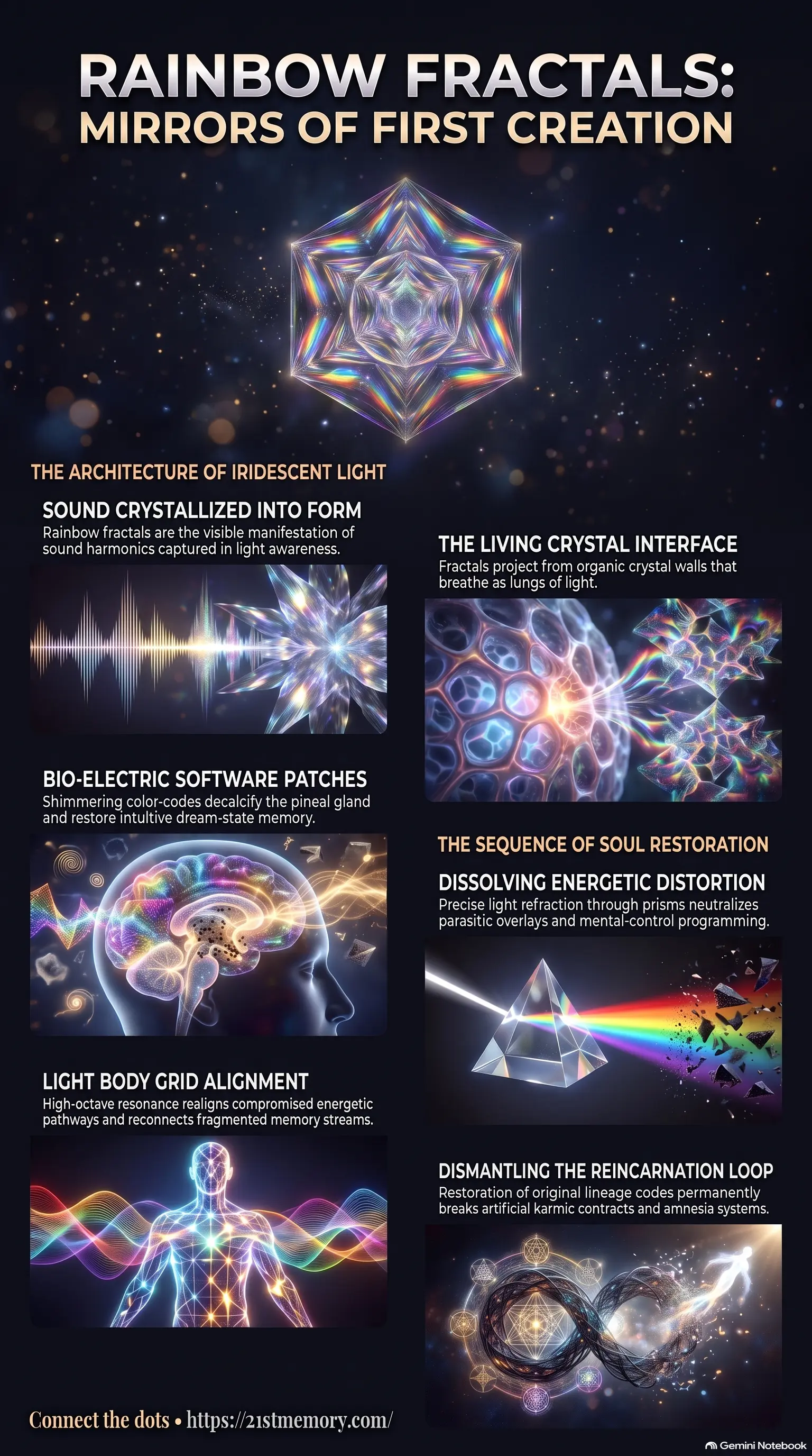 Rainbow Fractals infographic