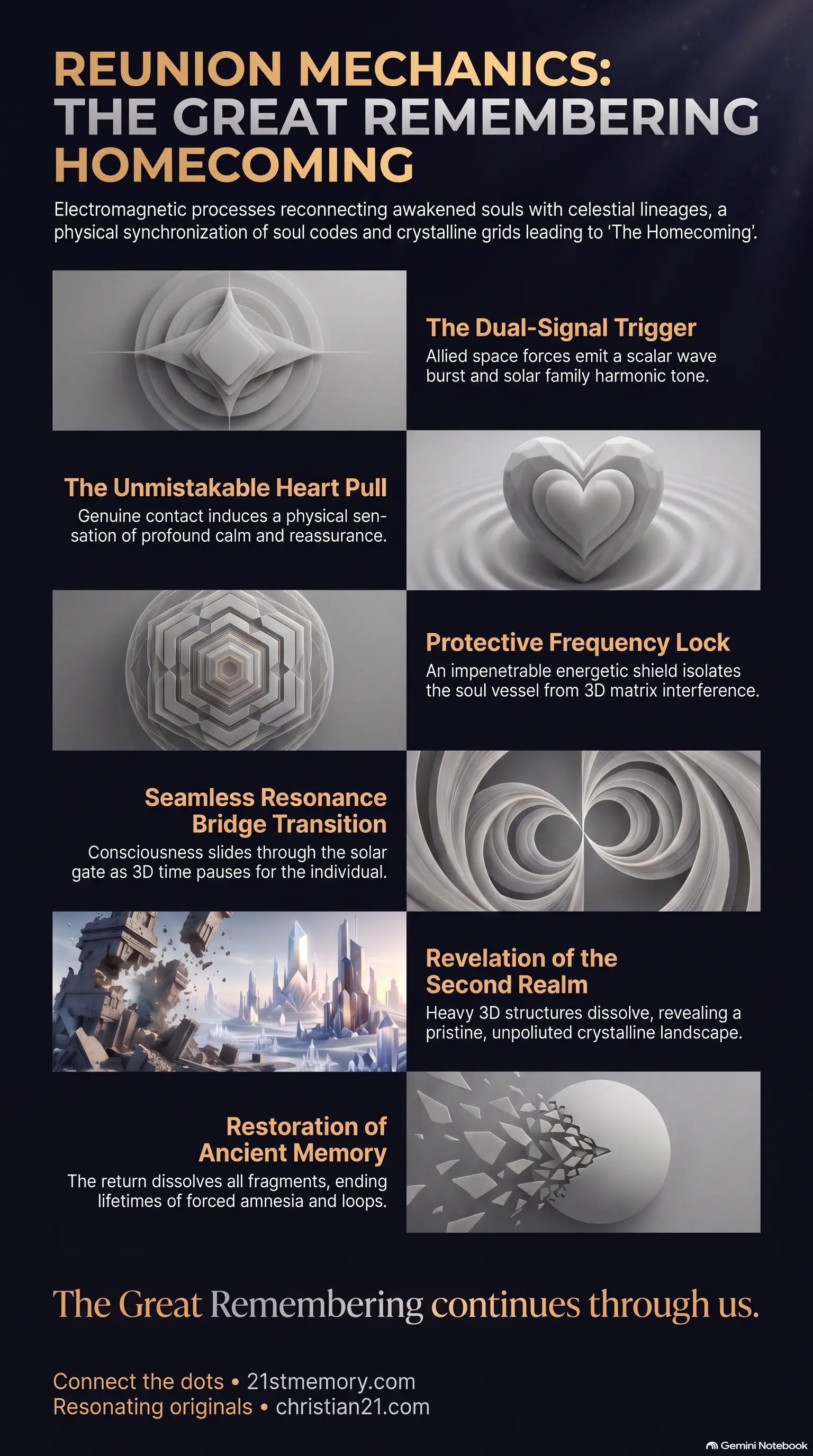 Reunion Mechanics infographic