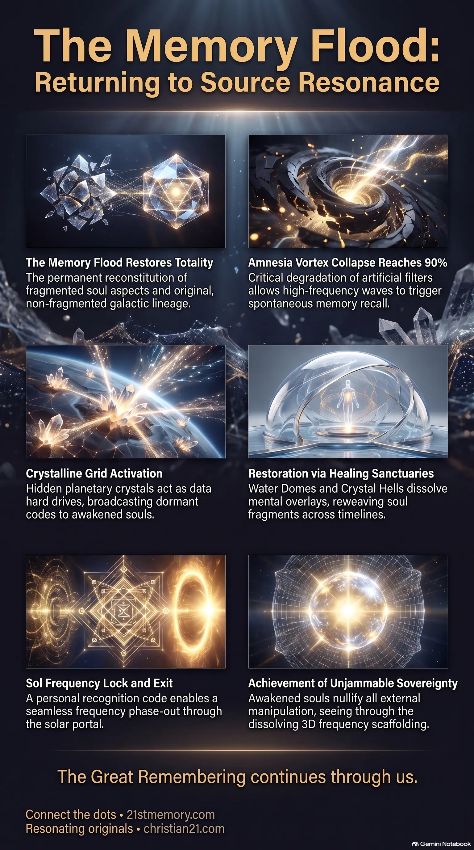 Memory Flood infographic