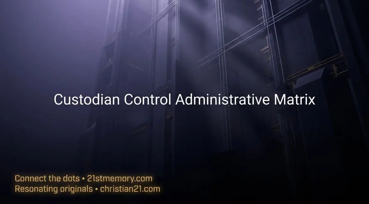 Slide deck preview — Custodian Control