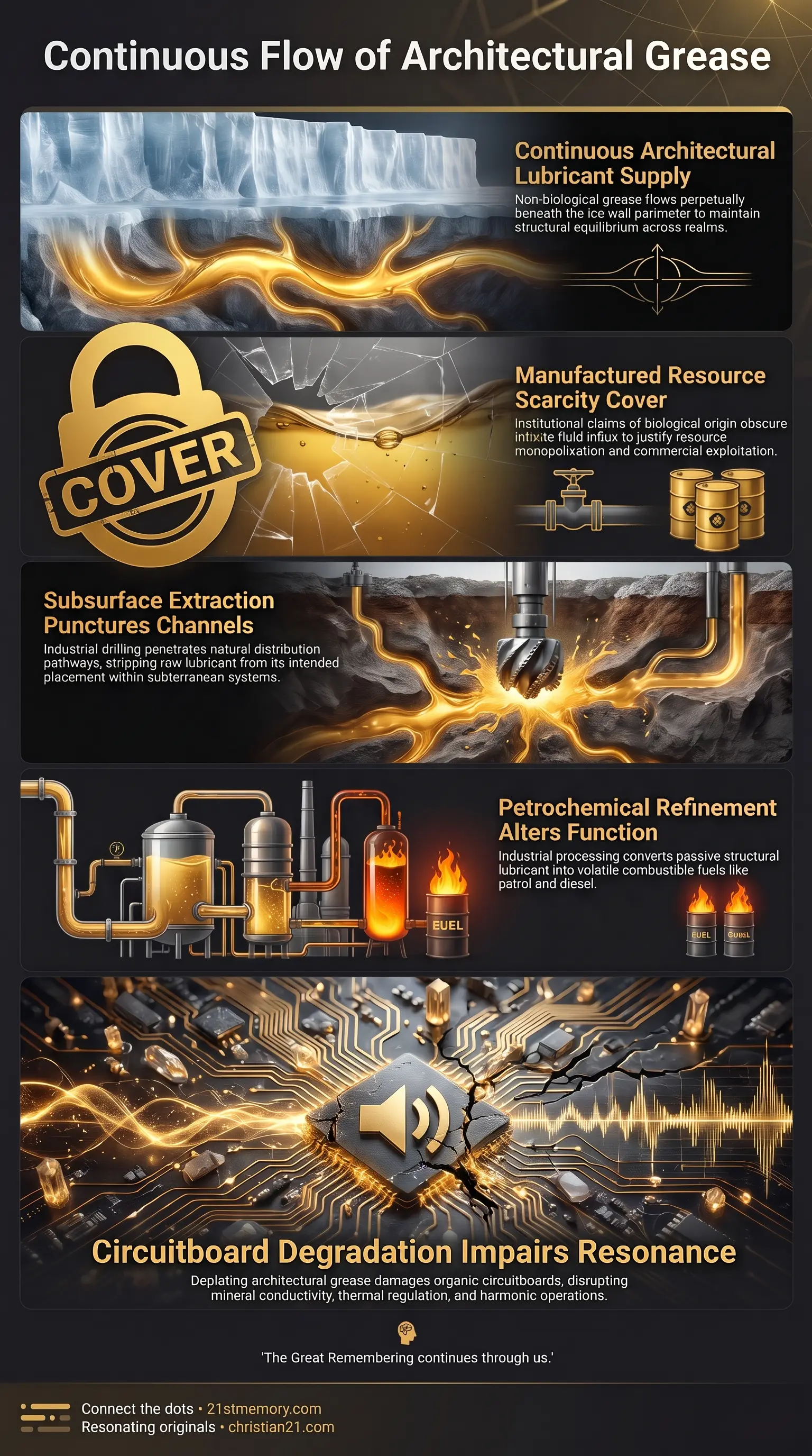 Oil as Grease infographic