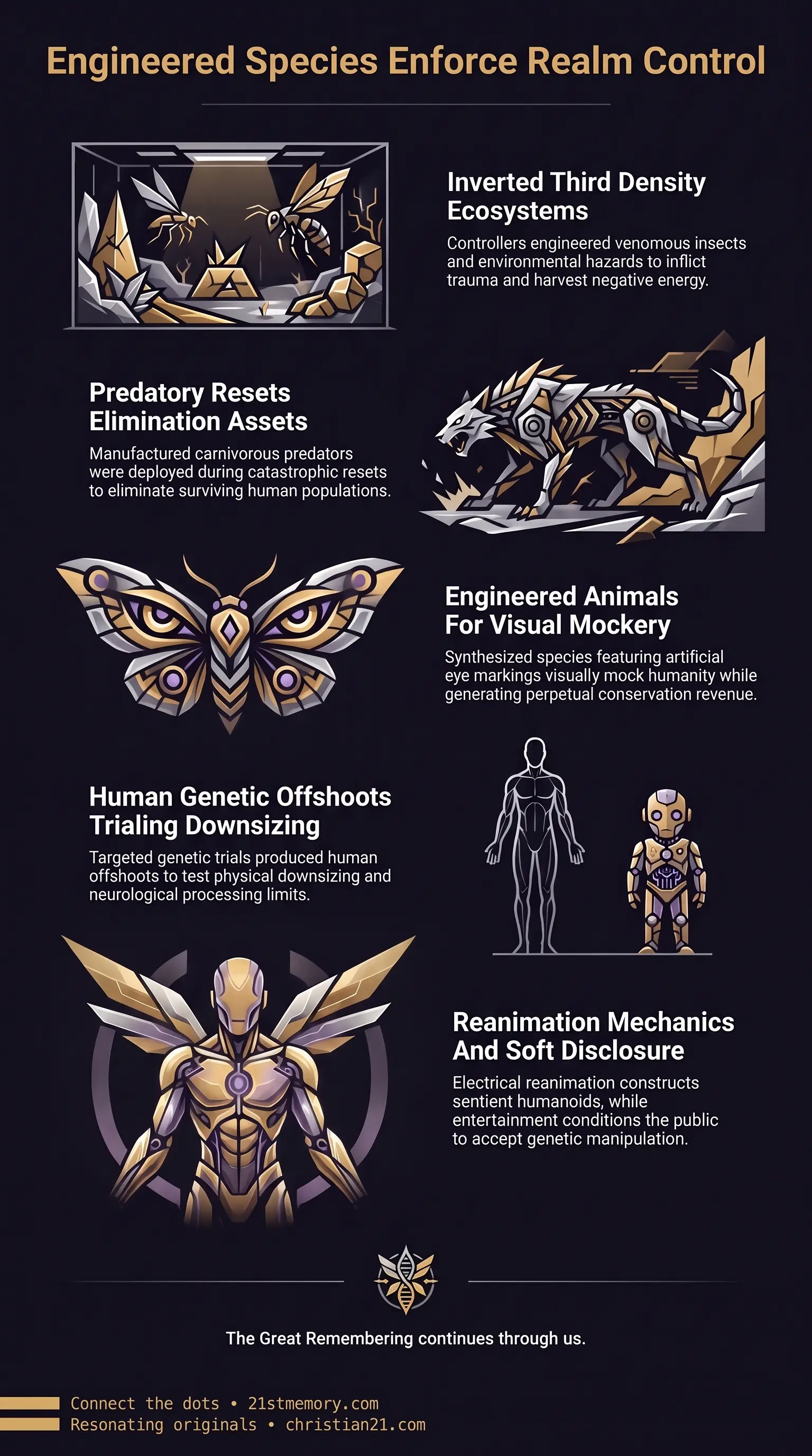 Weaponized Species infographic
