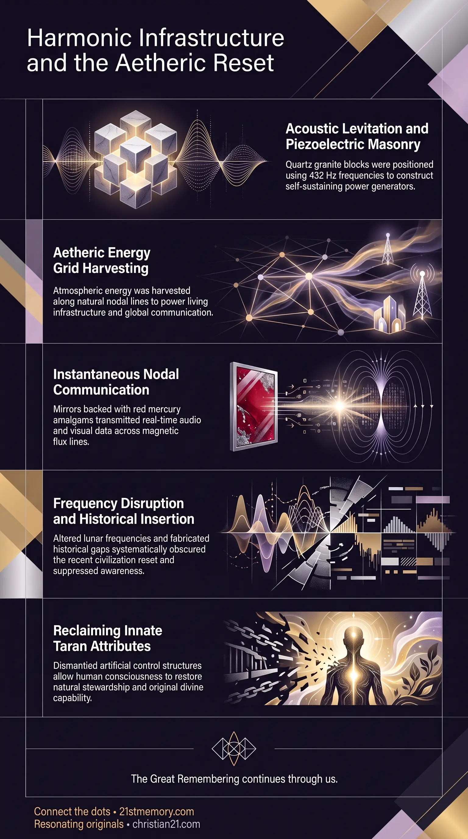 Tartarian Memory infographic