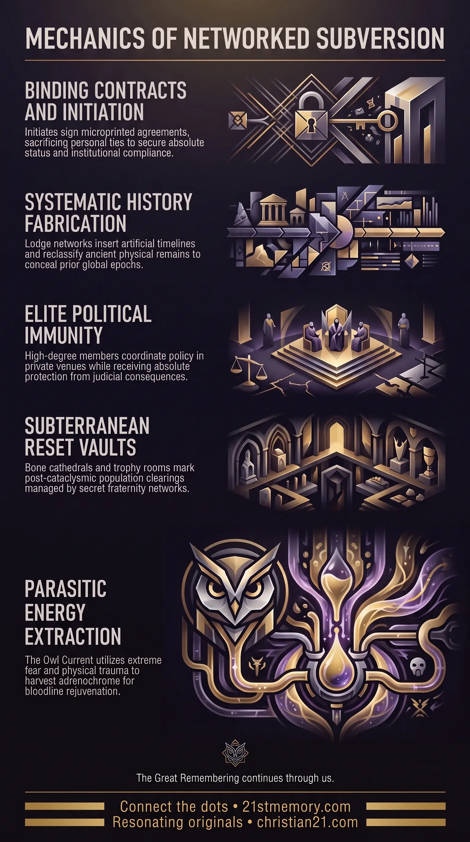 Occult Orders infographic