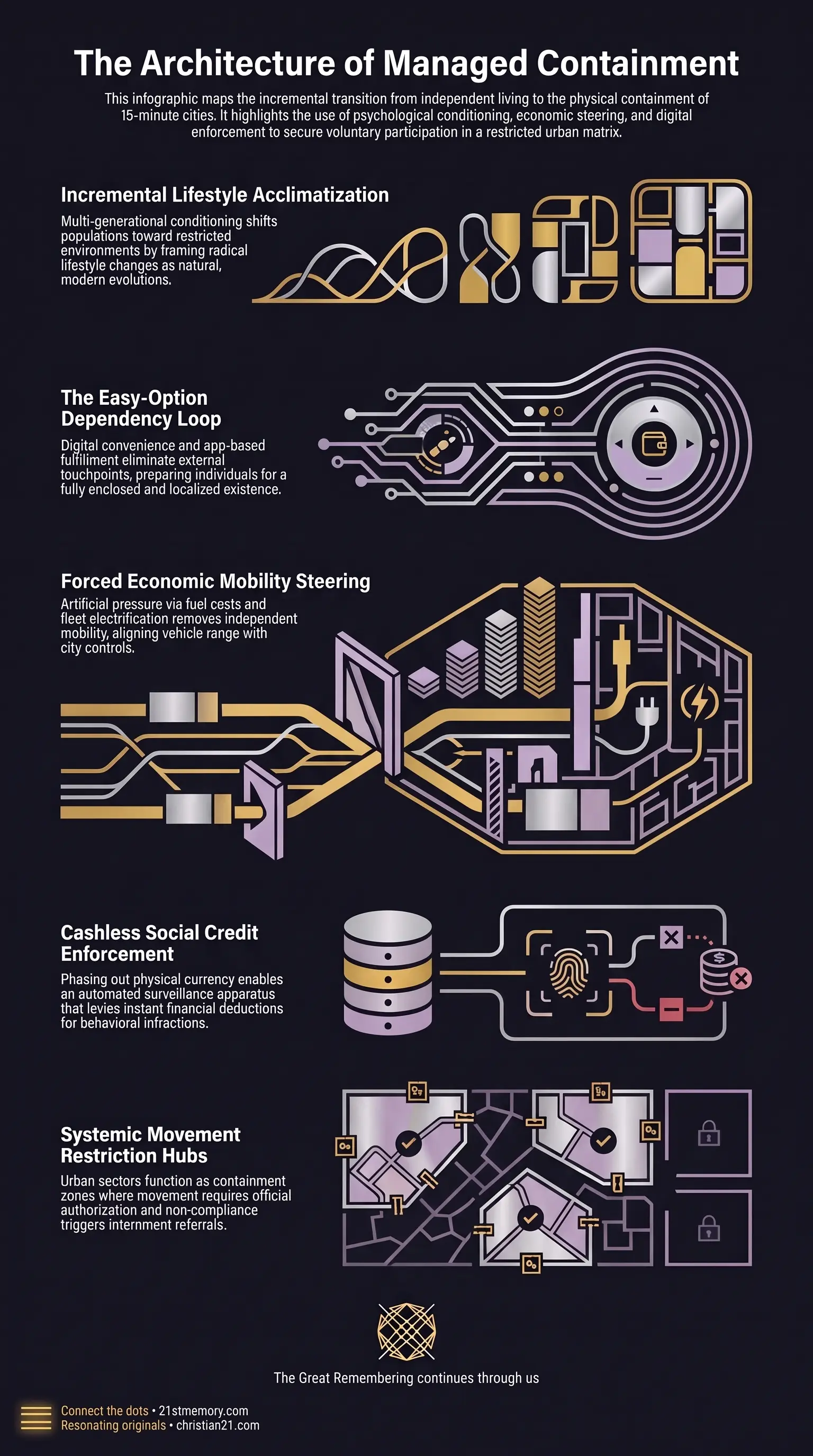 Fifteen-Minute Cities infographic